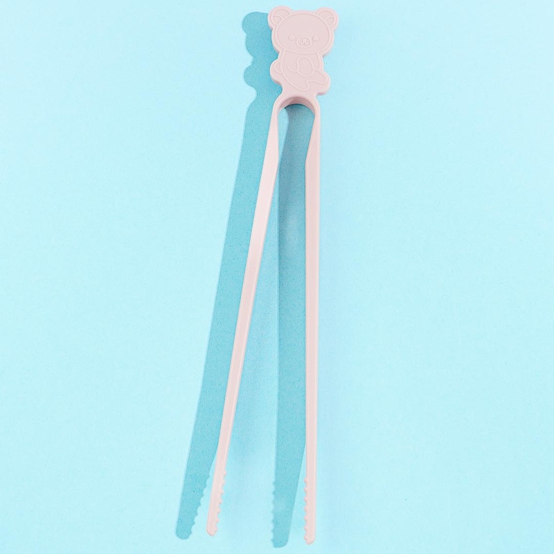 Rilakkuma Die-Cut Snack Tongs - Pink