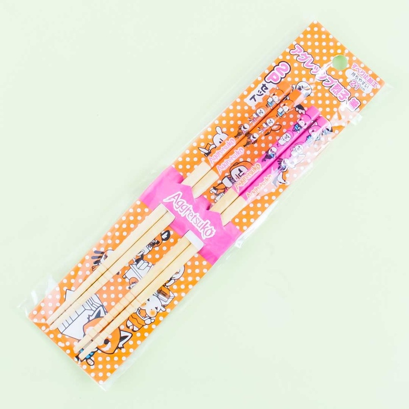 Aggretsuko & Friends Chopsticks Set - 2 pairs