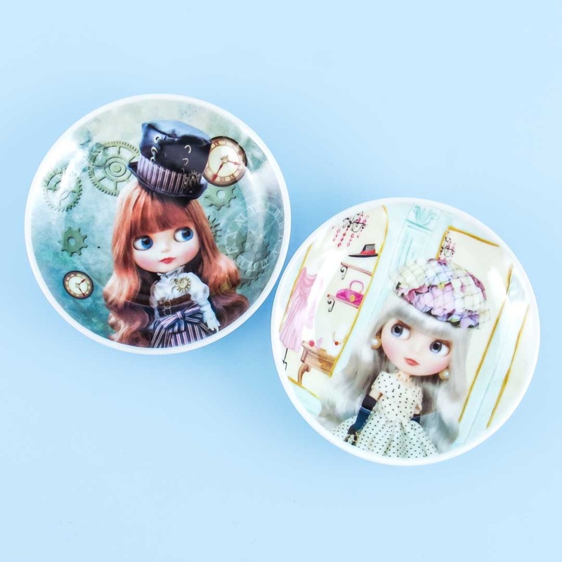 Blythe Steam Punk Lady Dishes Set