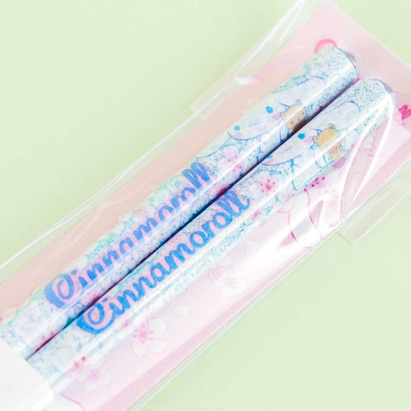 Cinnamoroll & Sakura Glittery Chopsticks