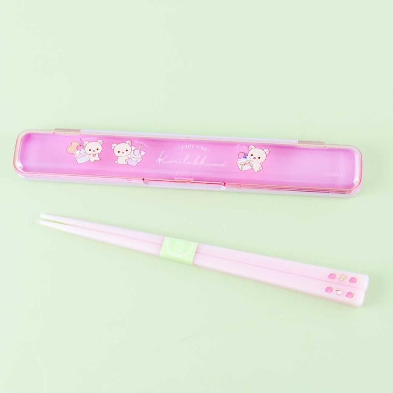 Korilakkuma Candy Pink Chopsticks Set