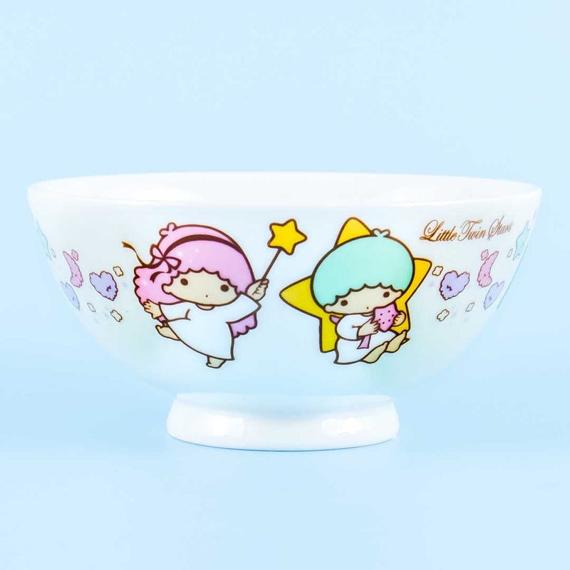 Little Twin Stars Cloud Play Porcelain Bowl