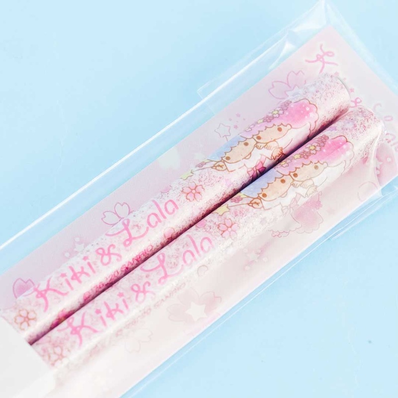 Little Twin Stars & Sakura Glittery Chopsticks