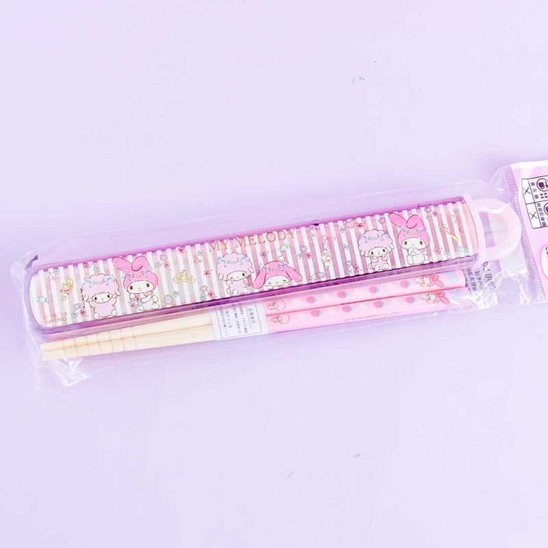 My Melody & Flowery Chopsticks Set