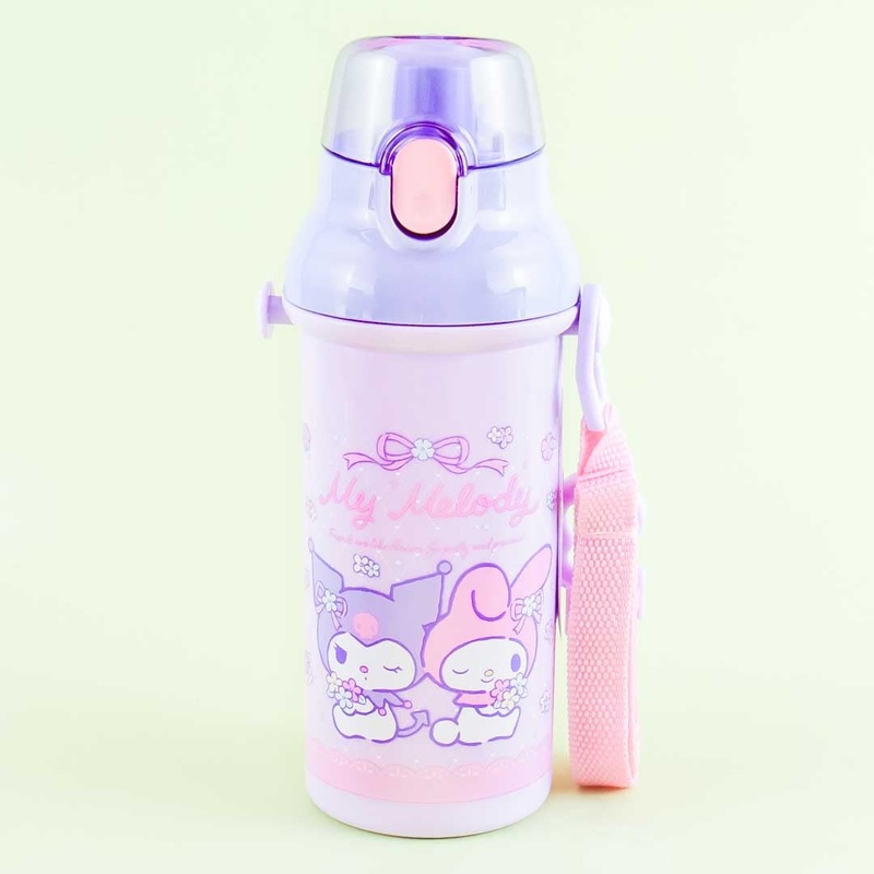 My Melody & Kuromi Springtime One-Touch Water Bottle