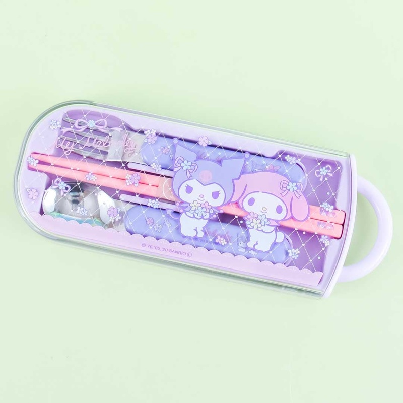 My Melody & Kuromi Springtime Utensil Set