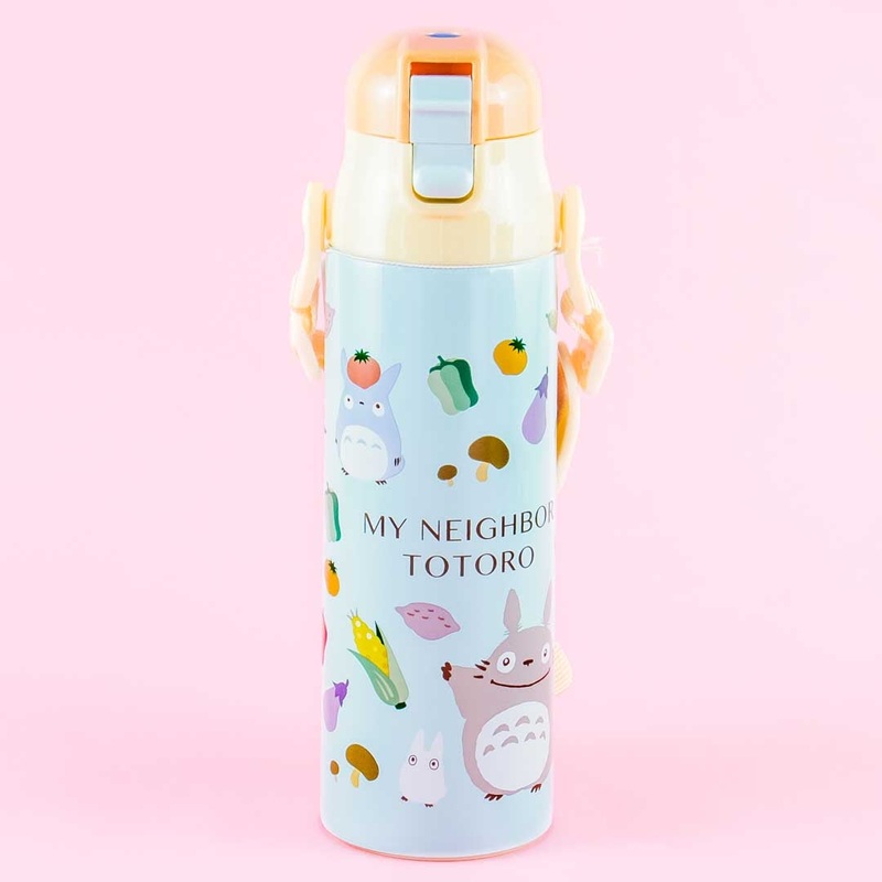 My Neighbor Totoro Vegetables One-Push Stainless Steel Bottle