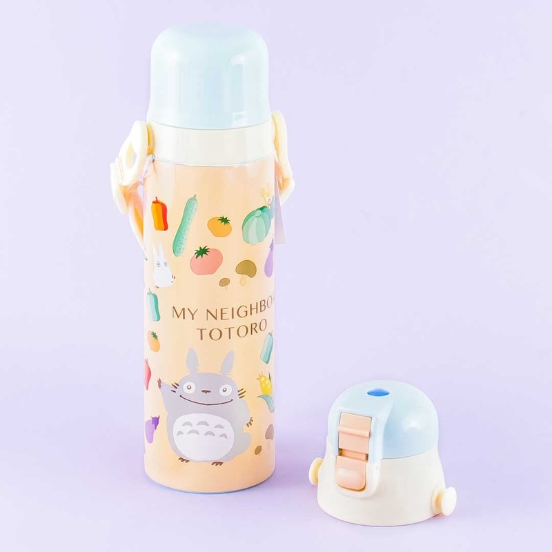 My Neighbor Totoro Vegetables Stainless Steel Bottle - Two-Way Lid