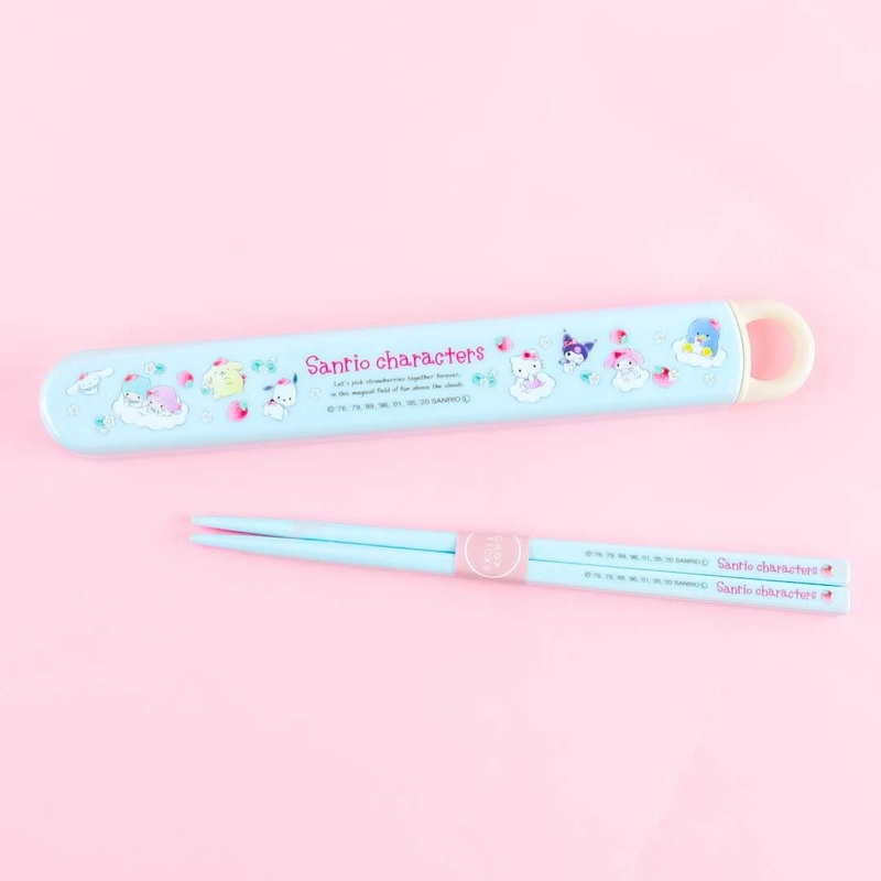 Sanrio Characters Strawberry Field Chopsticks Set