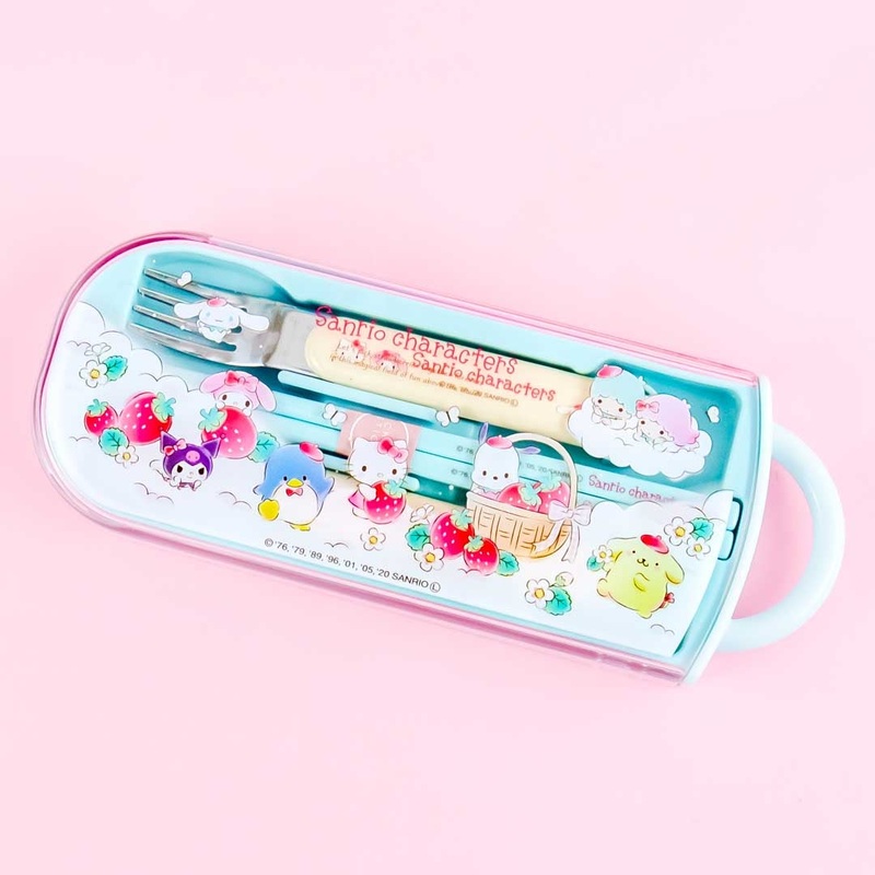 Sanrio Characters Strawberry Field Utensil Set