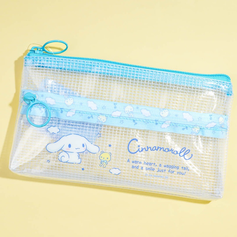 Cinnamoroll Clouds Double Zipper Pouch