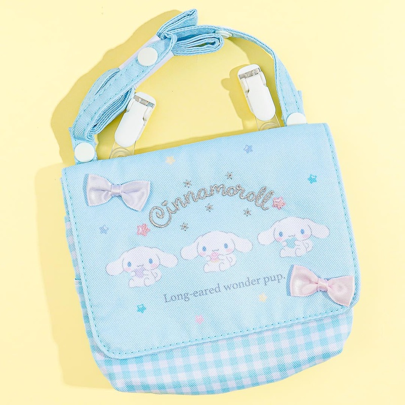 Cinnamoroll Gingham Pocket Pouch & Sling Bag