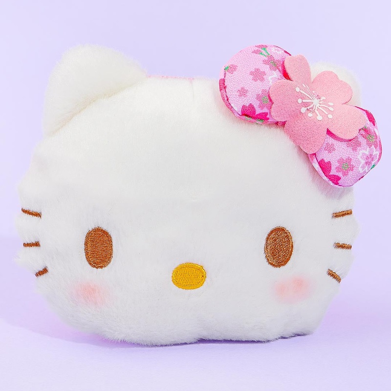 Hello Kitty Sakura Kimono Face Pochette With Strap