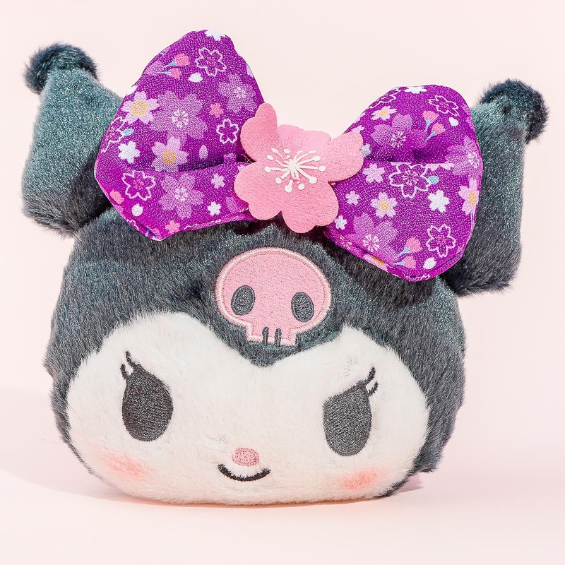 Kuromi Sakura Kimono Face Pochette With Strap