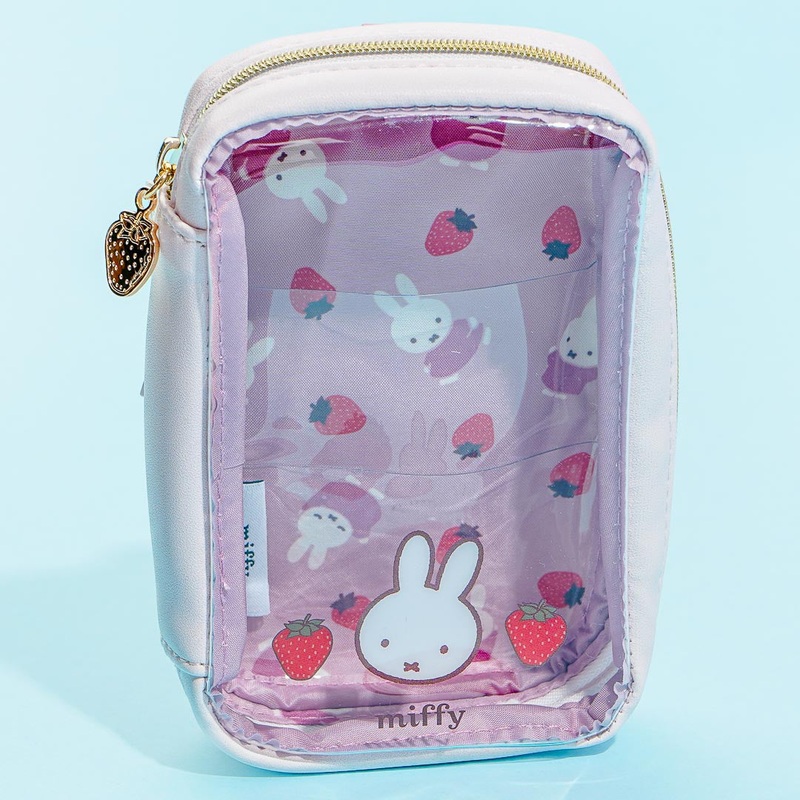Miffy Strawberry Clear Window Pouch