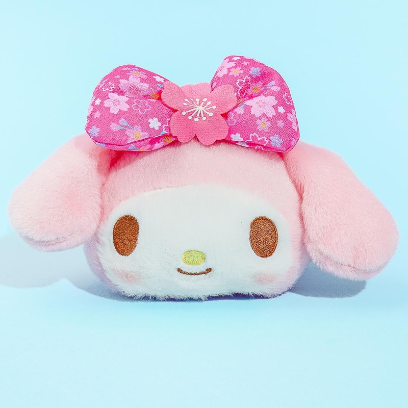My Melody Sakura Kimono Face Pochette With Strap