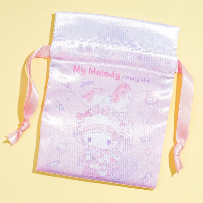 My Melody x DOLLY MIX Mini Drawstring Pouch
