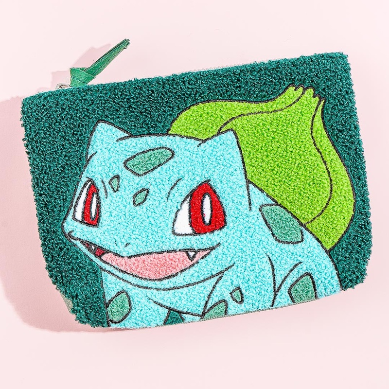 Pokemon 3-Pocket Fuzzy Pouch - Bulbasaur