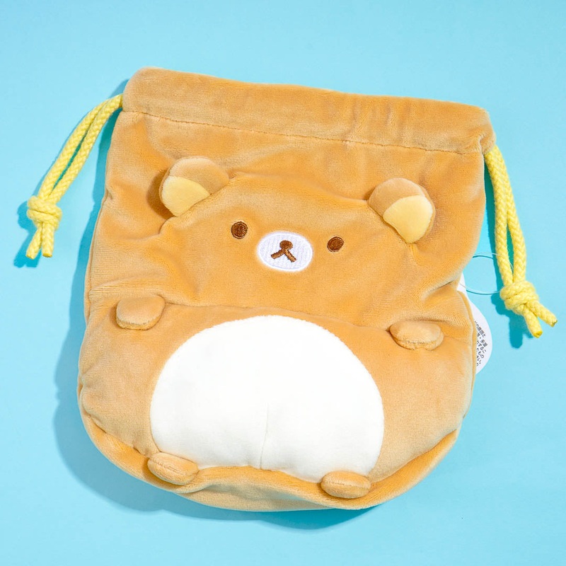 Rilakkuma 3D Drawstring Pouch