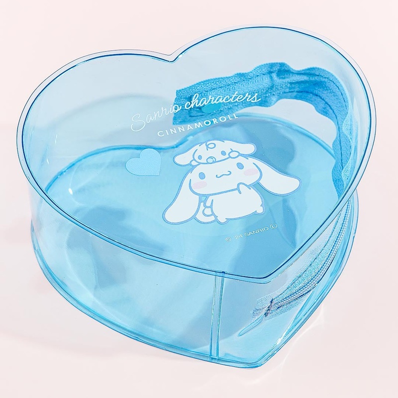 Sanrio Characters Heart-Shaped Pouch - Cinnamoroll