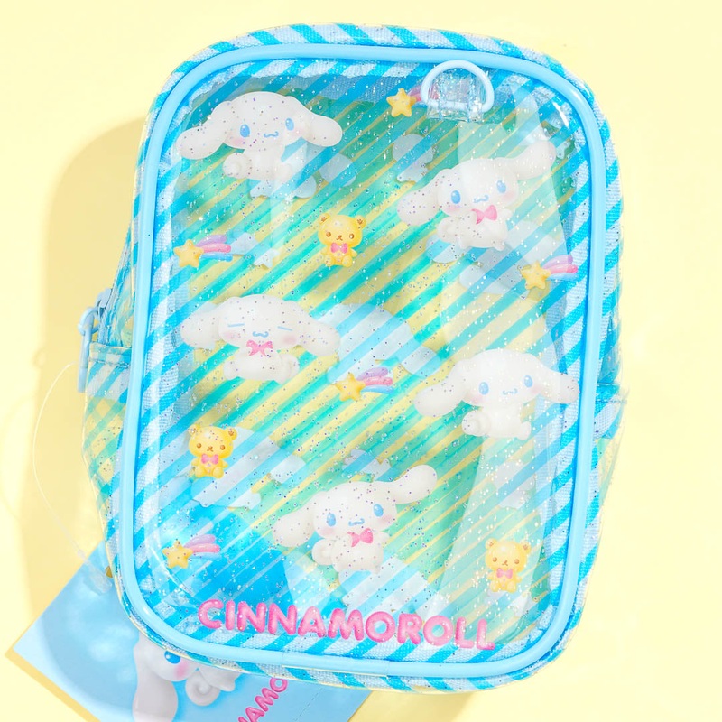Cinnamoroll Glittery Clear Pouch