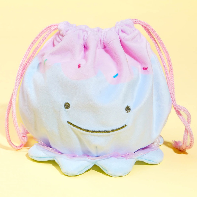 Jinbesan & Icekurage Drawstring Pouch - Daiou Icekurage