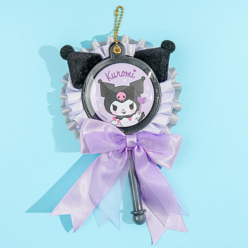 Kuromi Rosette Cane Charm
