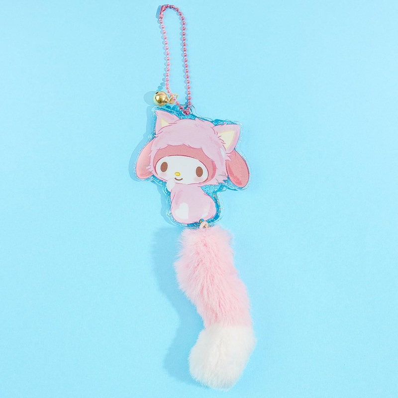 My Melody Daisuki Neko Neko Long Tail Acrylic Charm