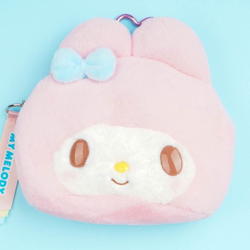 My Melody Face Plushie Pouch With Window