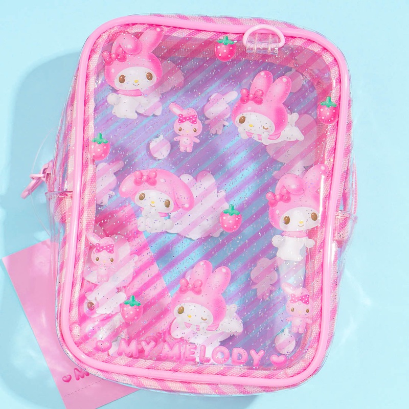My Melody Glittery Clear Pouch