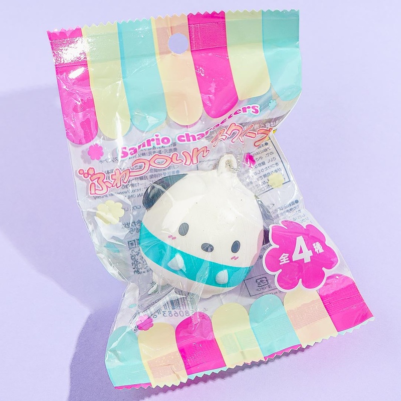 Pochacco Fuwa Kororin Squeeze Squishy Charm