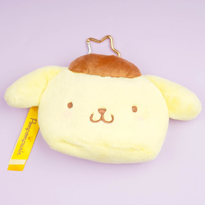 Pompompurin Face Plushie Pouch With Window