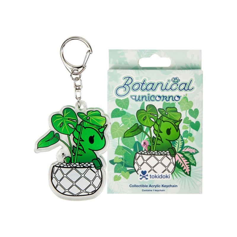 Botanical Unicorno Acrylic Keychain Blind Bag