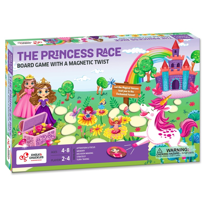 Chalk & Chuckles The Princess Race Memory Board Game
