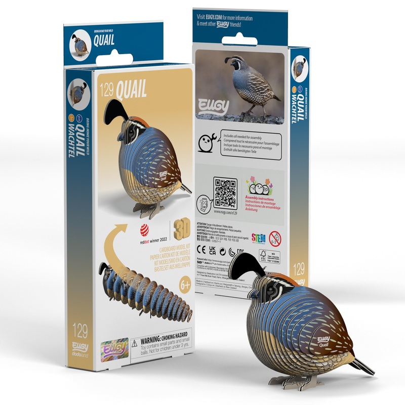 EUGY Quail 3D Puzzle