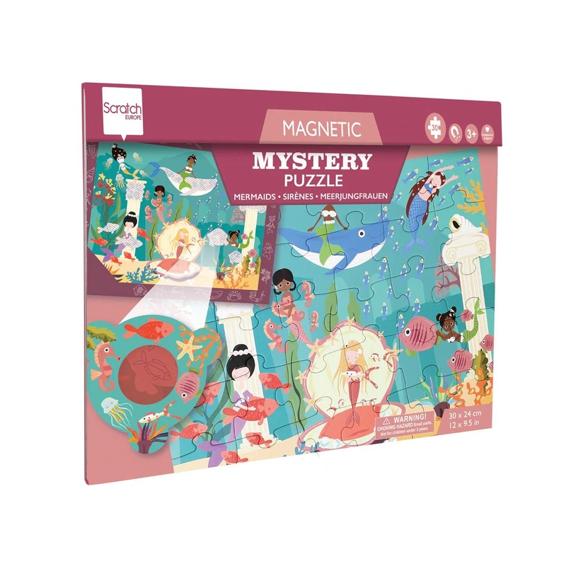 Scratch - Magnetic Mystery Puzzle - Mermaid