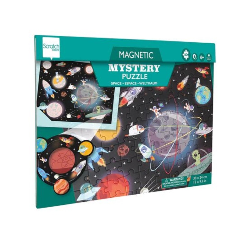 Scratch - Magnetic Mystery Puzzle - Space