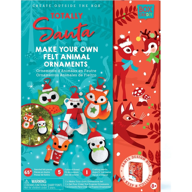Totally Santa - Make Your Own Felt Animal Ornament