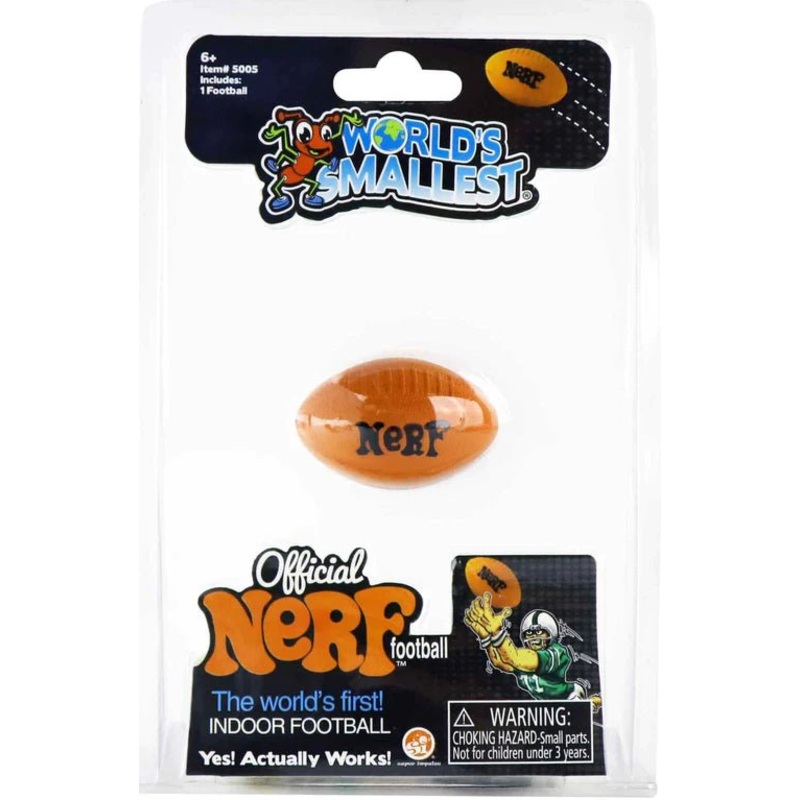 World's Smallest - Official Nerf Football