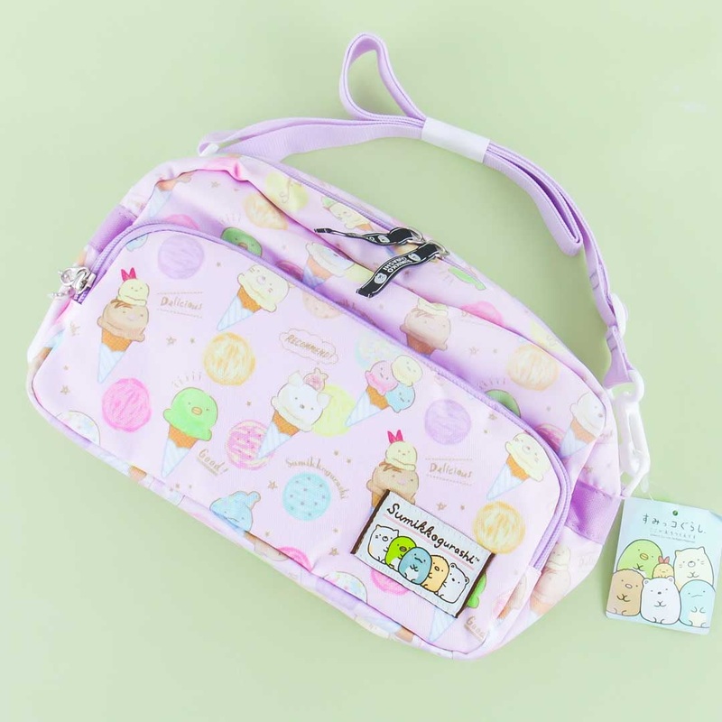Sumikko Gurashi Ice Cream Shoulder Bag - Purple