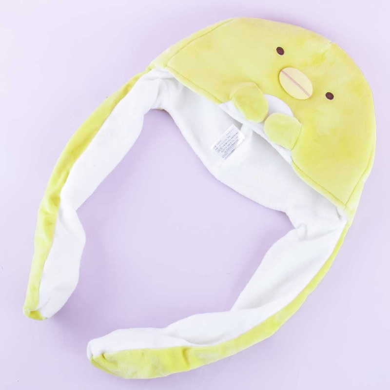 Sumikko Gurashi Fluffy Hat With Movable Hands - Penguin?