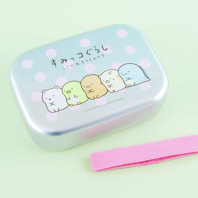 Sumikko Gurashi Line Up Polka Dots Aluminum Lunch Box