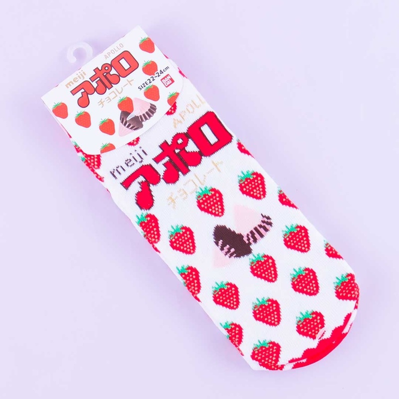 Apollo Strawberry Chocolate Cotton Socks