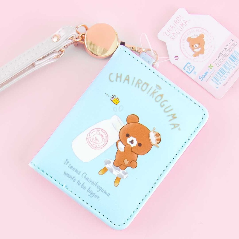 Chairoikoguma Milk Love Dual Card Case