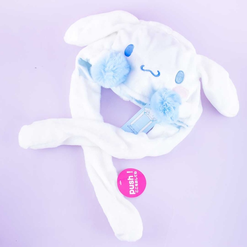 Cinnamoroll  Fluffy Hat With Movable Cheering Hands