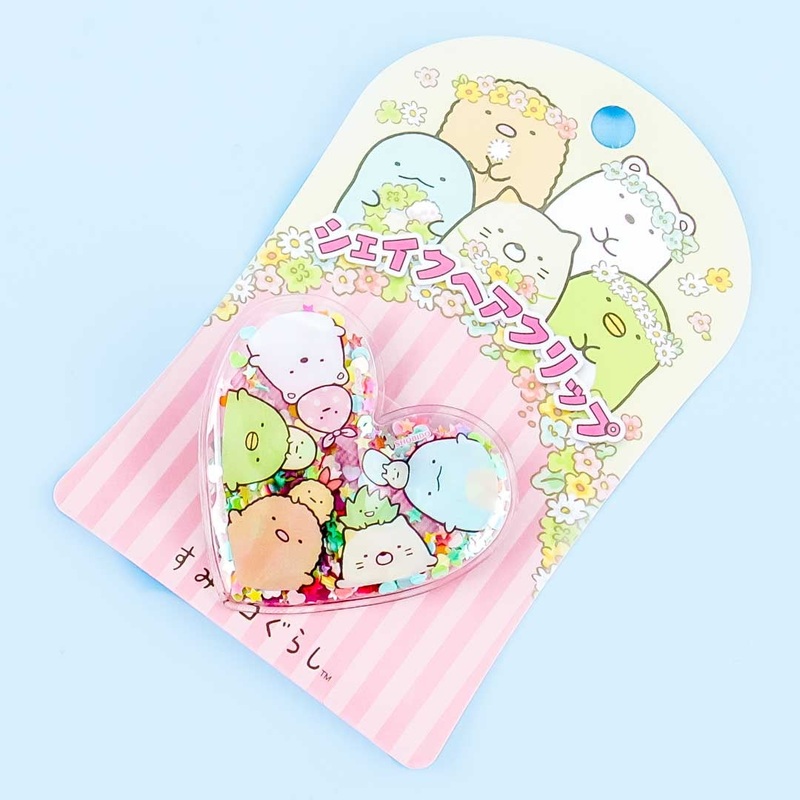 Sumikko Gurashi Heart Shape Clear Hair Clip