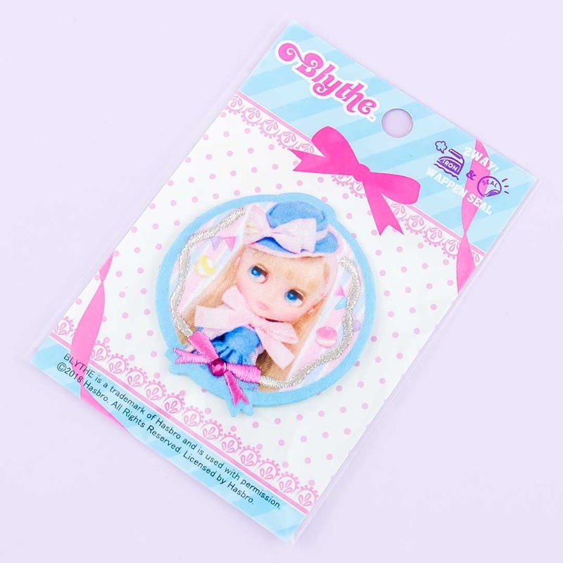 Blythe Blue Lady 2-Way Iron-On Patch