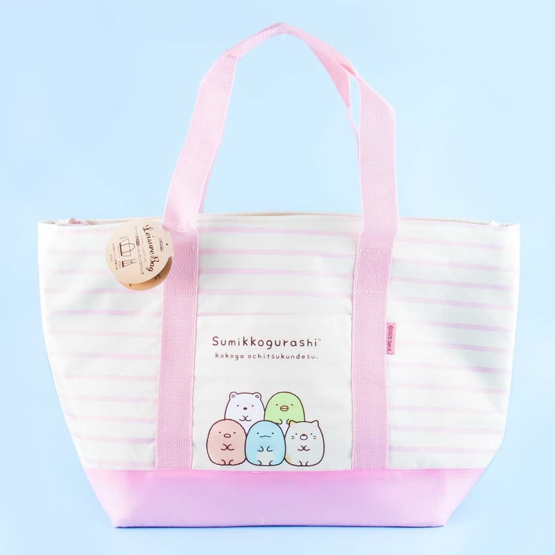 Sumikko Gurashi Striped Cold Storage Tote Bag