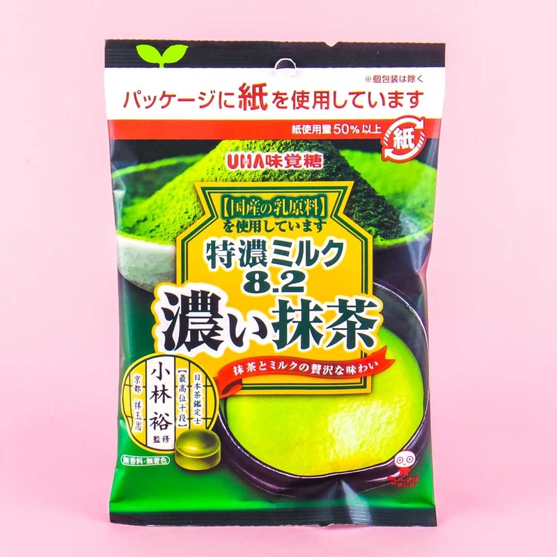 UHA Tokuno Milk 8.2 Candy - Uji Matcha