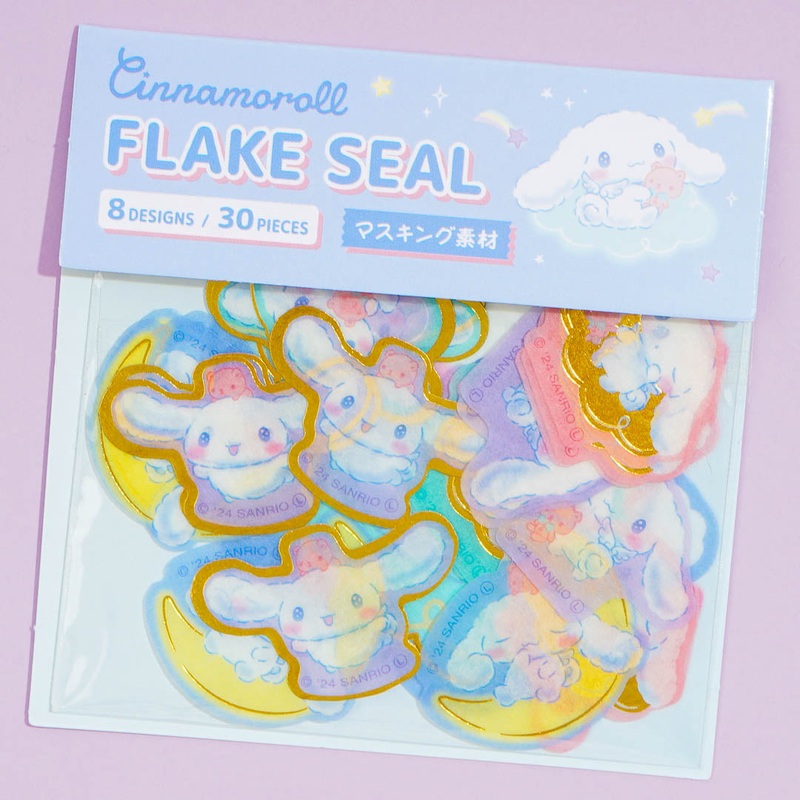 Cinnamoroll Fluffy Angel Flake Stickers